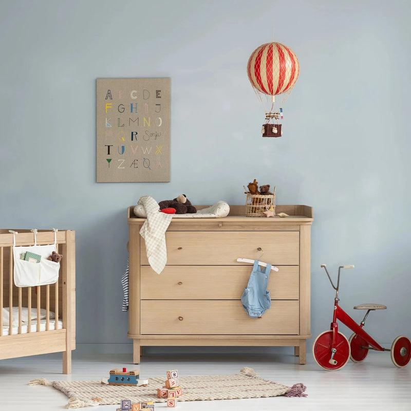 Oliver Furniture Nursery Dresser 3 Drawers Oak