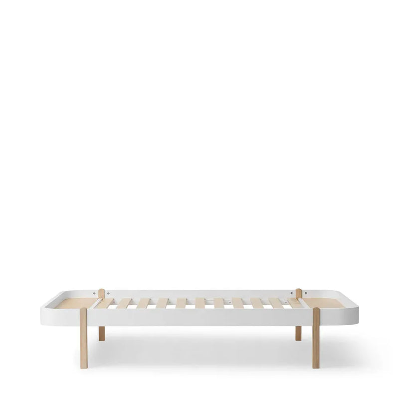 Oliver Furniture Wood Lounger Bed 120x200cm White/oak 041567