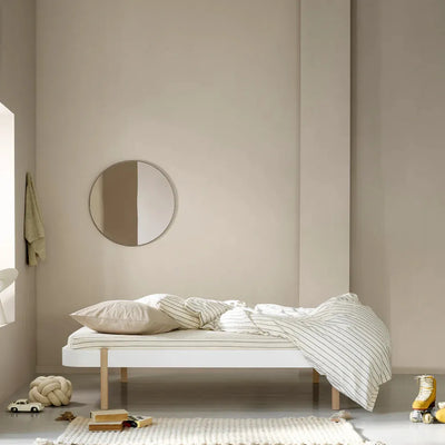 Oliver Furniture Wood Lounger Bed 120x200cm White/oak 041567
