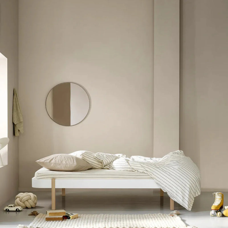 Oliver Furniture Wood Lounger Bed 120x200cm White/oak 041567
