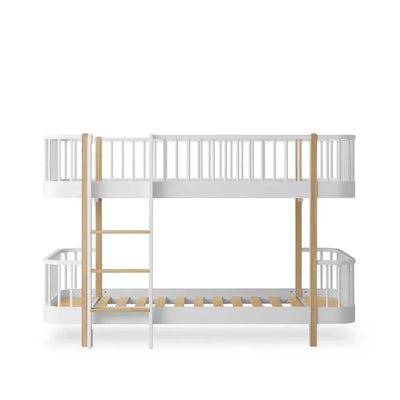 Oliver Furniture Original Low Bunk Bed 90x200cm White/Oak 041575