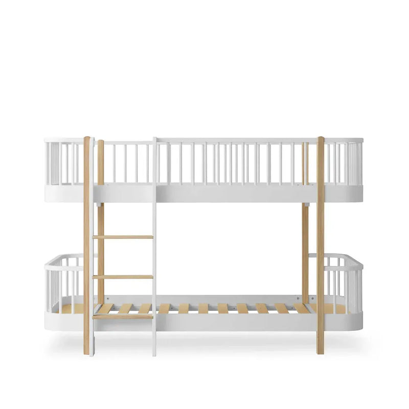 Oliver Furniture Original Low Bunk Bed 90x200cm White/Oak 041575