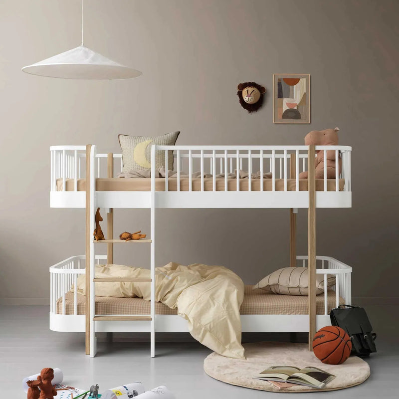 Oliver Furniture Original Low Bunk Bed 90x200cm White/Oak 041575