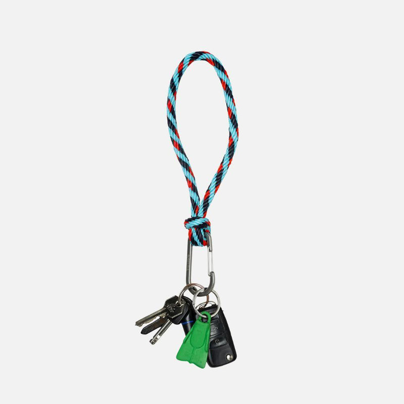 Susan Bijl The New Kumihimo Keychain Water & Red Alert
