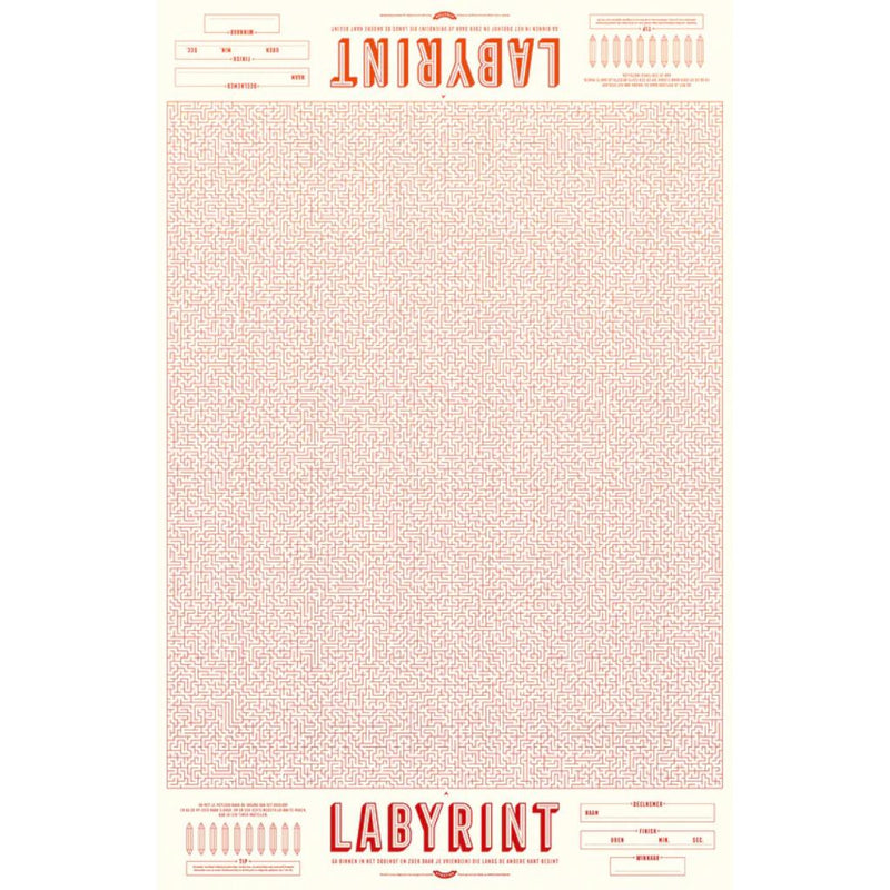 Stratier XXL-Spelposter Labyrint