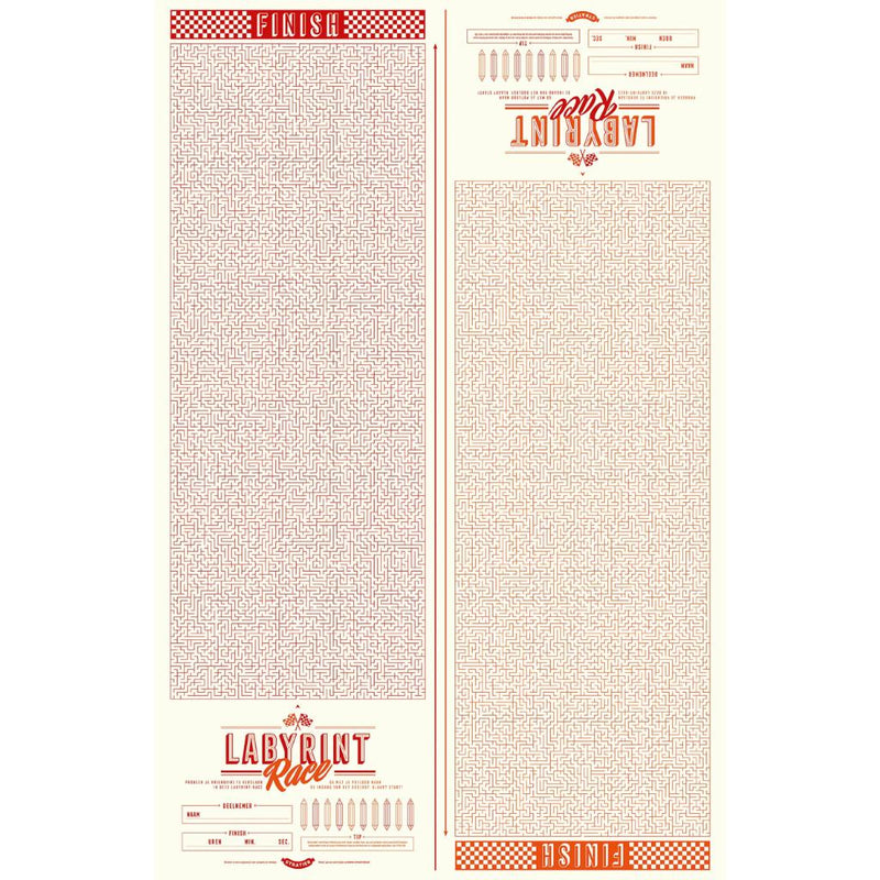 Stratier XXL-Spelposter Labyrint