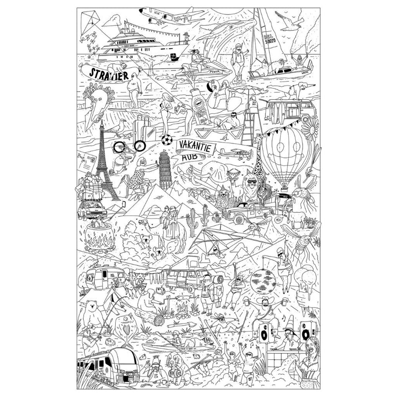 Stratier XL-Kleurplaat Poster