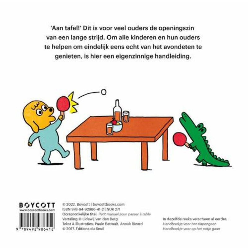 Handboekje Voor Het Eten Aan Tafel