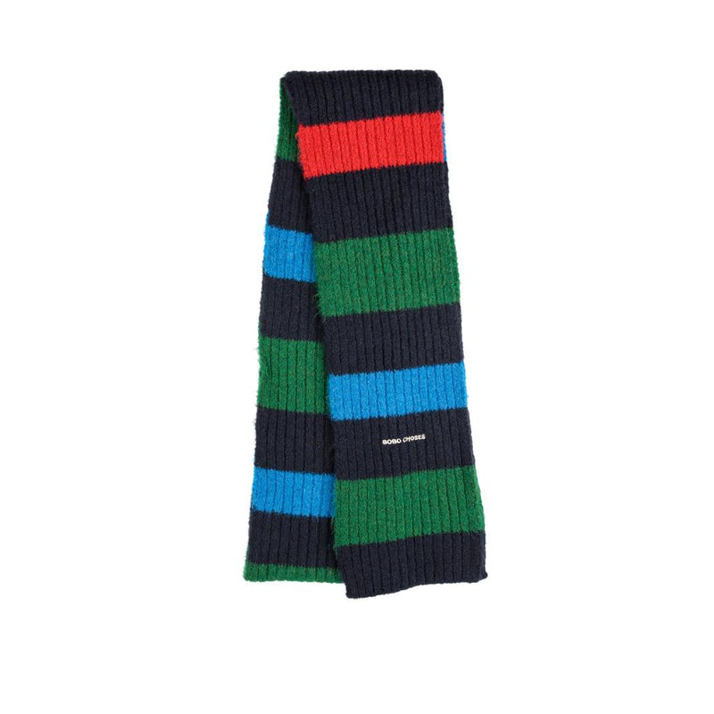 Bobo Choses ADULT Striped Knitted Scarf