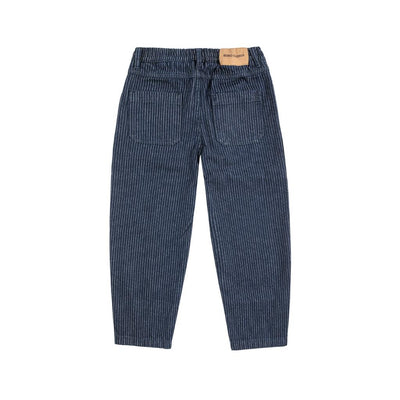 Bobo Choses Tic Tac Toe Denim Pants Navy Blue