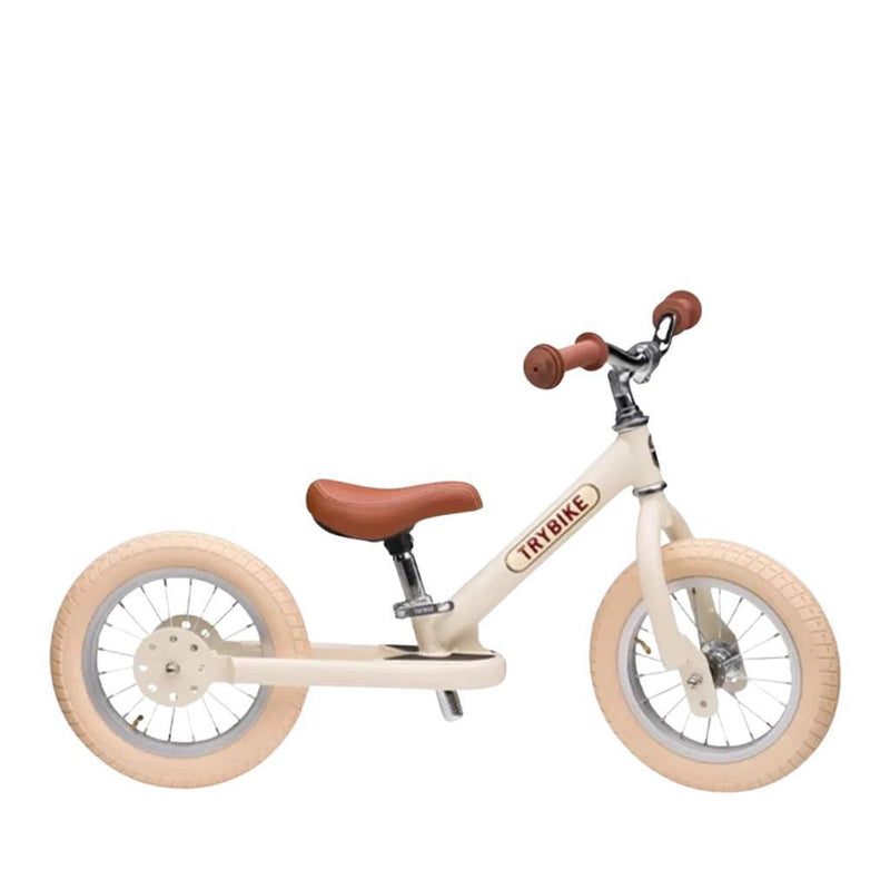 Trybike Vintage Loopfiets- Steel Cream White