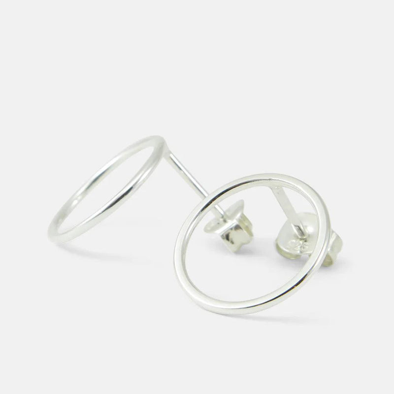 Studio MHL Oorbellen Closed Ring Zilver