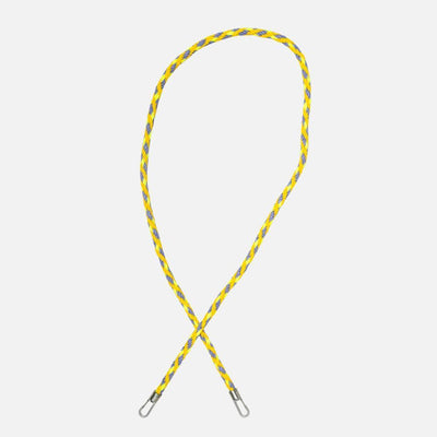 Susan Bijl The New Kumihimo Strap Treble & Fluo Yellow