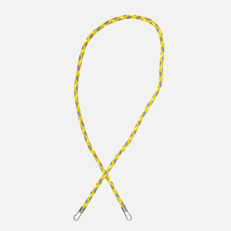 Susan Bijl The New Kumihimo Strap Treble & Fluo Yellow