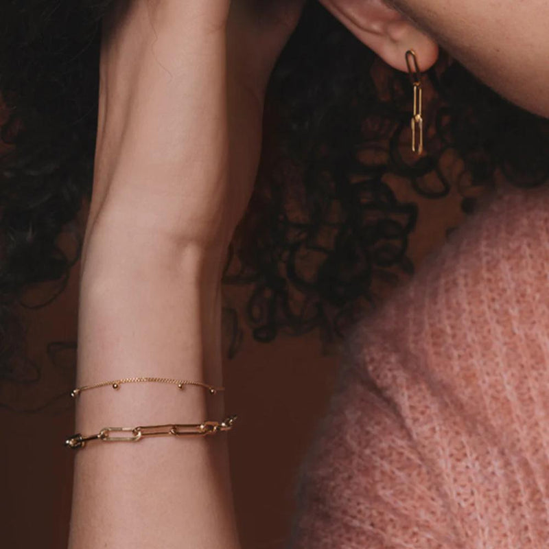 Studio MHL Armbandje Met 5 Bolletjes Goud