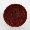 Afro Art Palm Color Small Bread Basket Brown