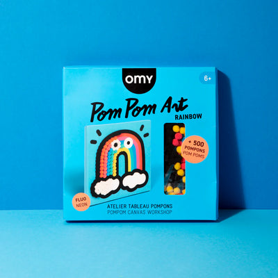 OMY Pom Pom Art Rainbow Kit
