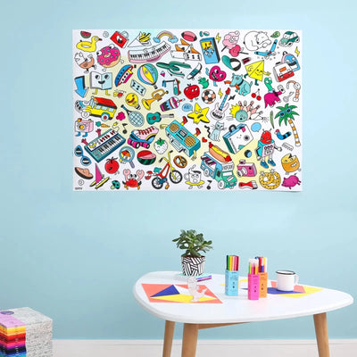 OMY Kleurposter Baby Pop Art