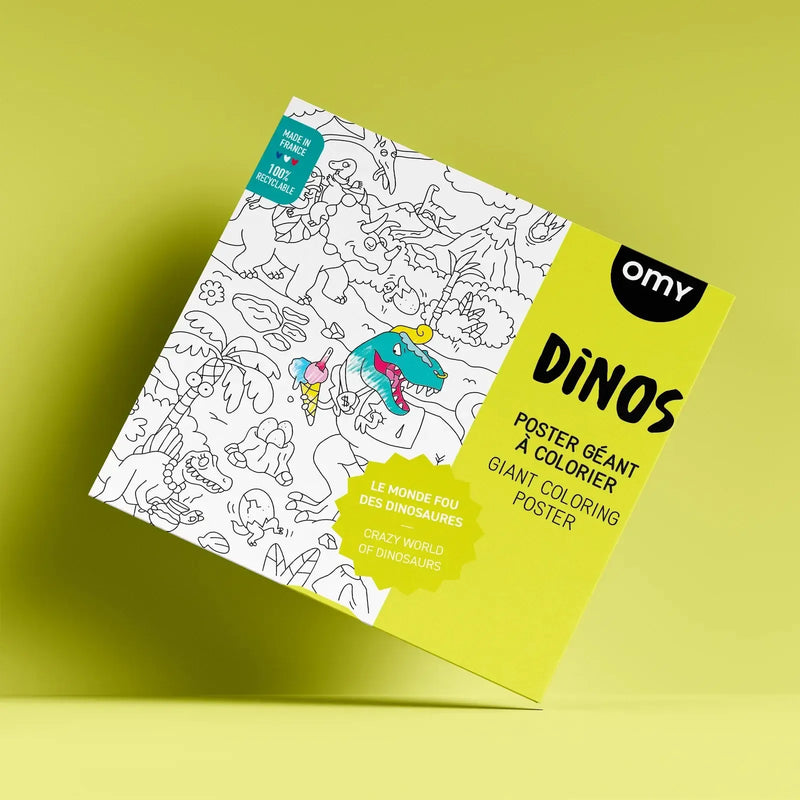 OMY Kleurposter Dino