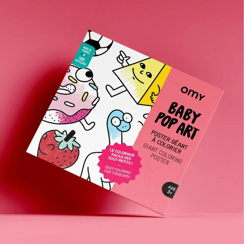 OMY Kleurposter Baby Pop Art