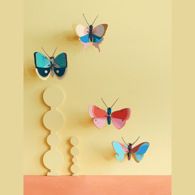 Studio Roof Fern Striped Butterfly