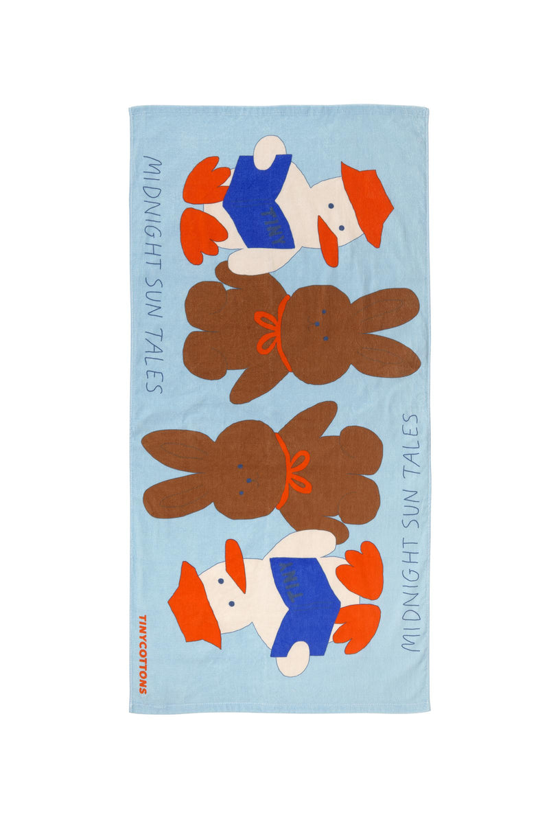 Tiny Cottons Sun Tales Towel Dusty Blue