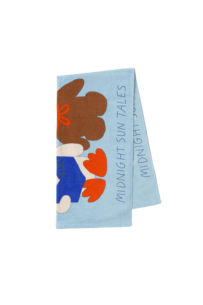 Tiny Cottons Sun Tales Towel Dusty Blue