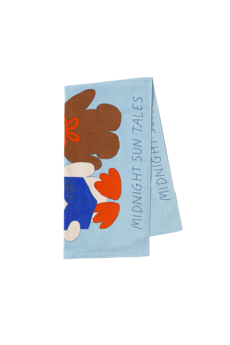 Tiny Cottons Sun Tales Towel Dusty Blue
