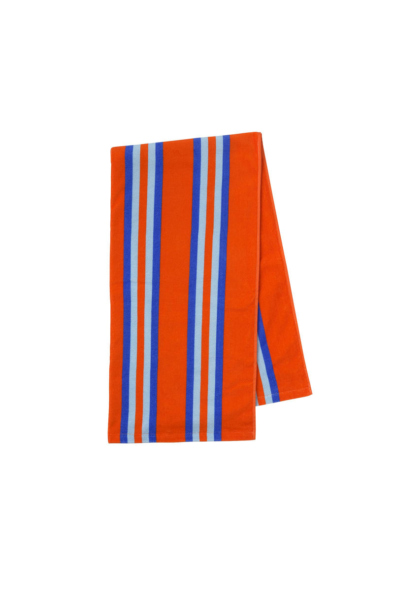 Tiny Cottons Stripes Towel Summer Red