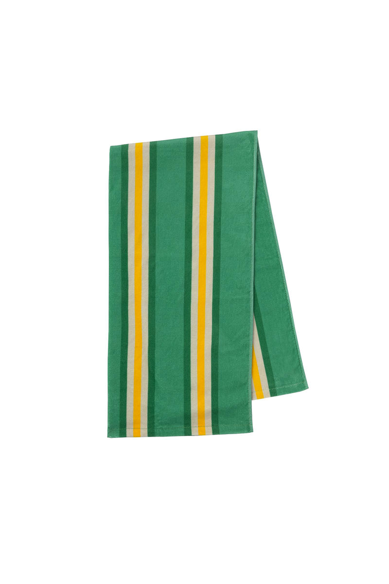 Tiny Cottons Stripes Towel 2 Emerald