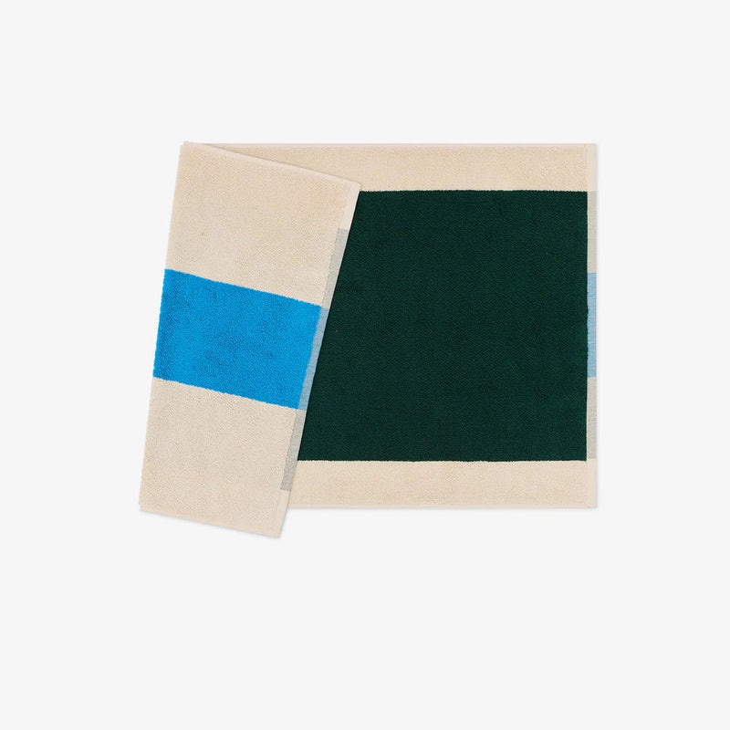 Suite702 Badmat Aqua/Dark Green