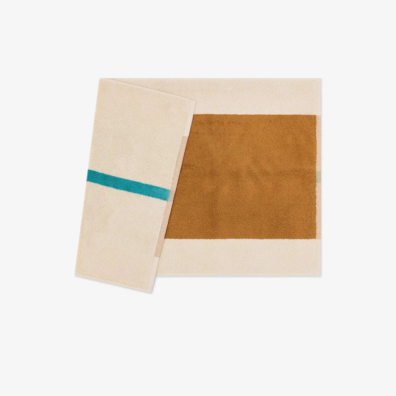 Suite702 Badmat Toffee/Turquoise