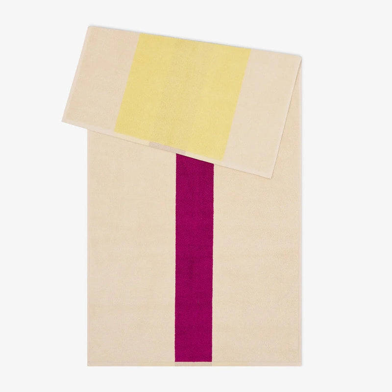 Suite702 Handdoek Yellow/Fuchsia