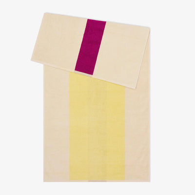Suite702 Handdoek Yellow/Fuchsia