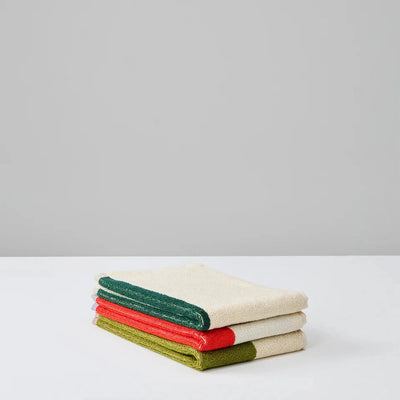 Suite702 Guest Towels Set Turquoise/Purple/Toffee
