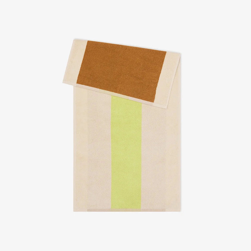 Suite702 Handdoek Lime/Toffee