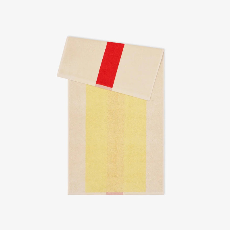 Suite702 Handdoek Red/Yellow