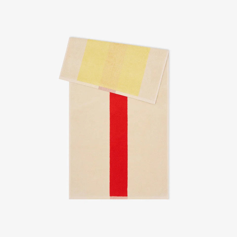 Suite702 Handdoek Red/Yellow