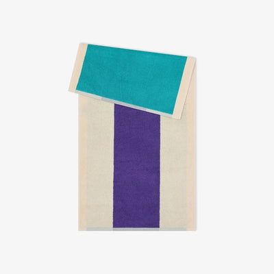 Suite702 Handdoek Turquoise/Purple
