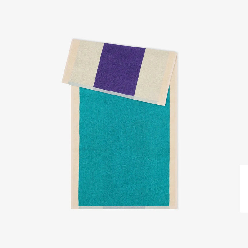 Suite702 Handdoek Turquoise/Purple