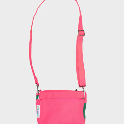 Susan Bijl The New Bum Bag Small Fluo Pink/Seaweed