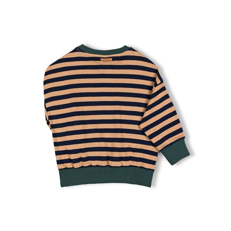 Nixnut Rel Sweater Navy Stripe