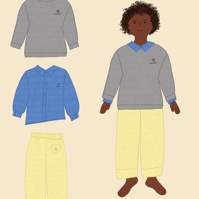 We Are Kids Chemise Johnny Corduroy Bright Blue