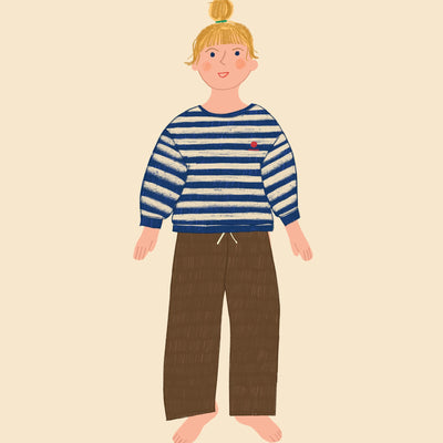 We Are Kids Pantalon Jaimie Corduroy Brown