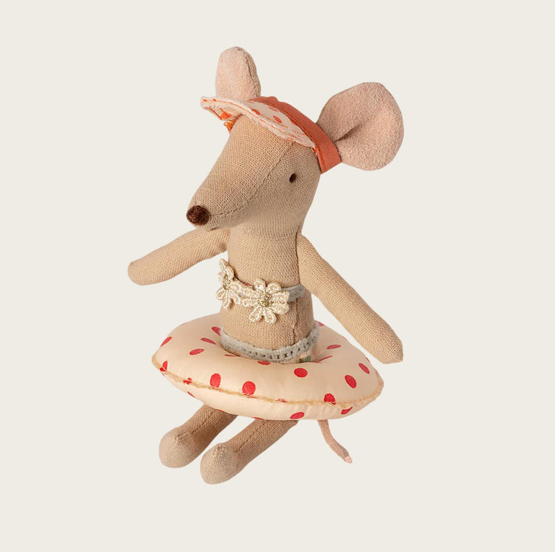 Maileg Float Small Mouse Red Dot