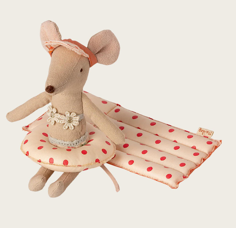 Maileg Float Small Mouse Red Dot