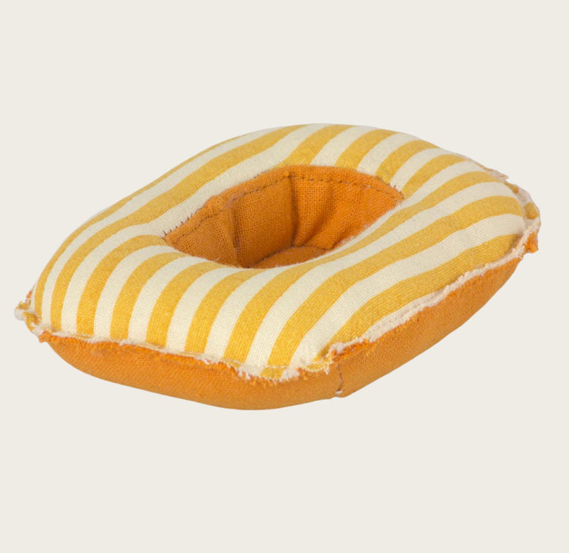 Maileg Rubber boat Yellow Stripe