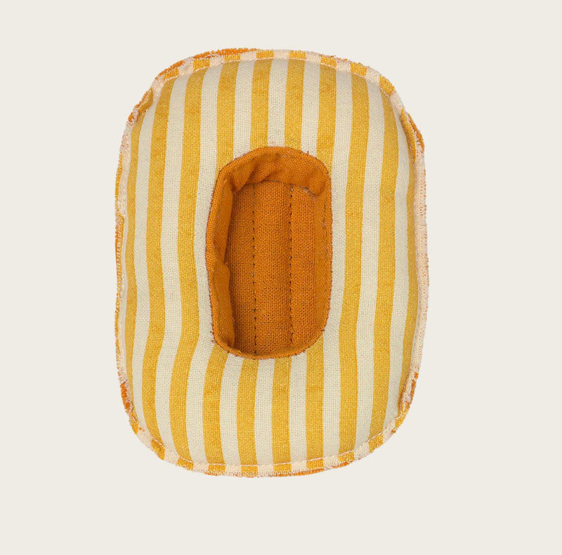 Maileg Rubber boat Yellow Stripe