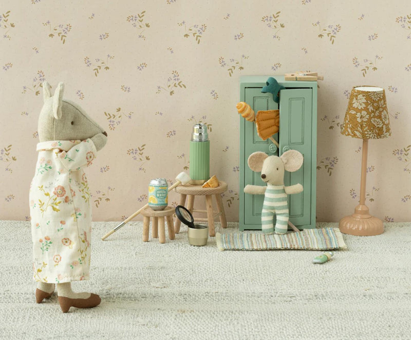Maileg Closet Mouse Soft Blue