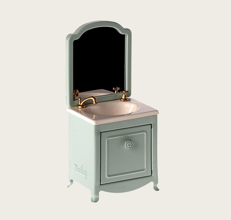 Maileg Miniature Sink Dresser Mint